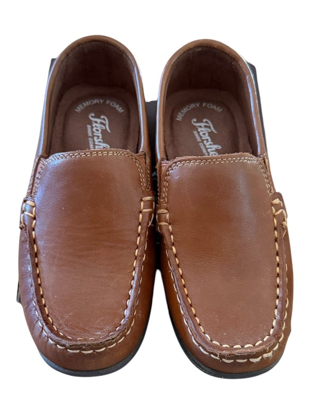 Florsheim Men's Chestnut Brown Leather Slip-On Loafers